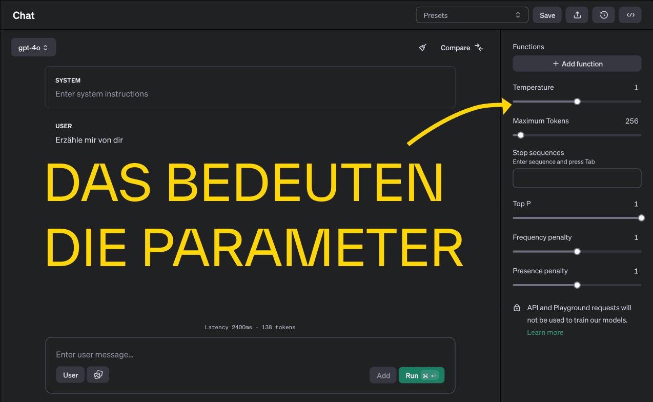 Cover Image for Experten Einstellungen für ChatGPT: Was bedeuten Temperature, Top-P und Co.?